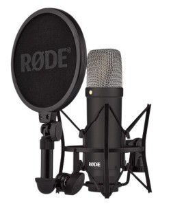 Rode NT1 Signature Series Condenser Microphone with SM6 Shockmount and Pop Filter - Black